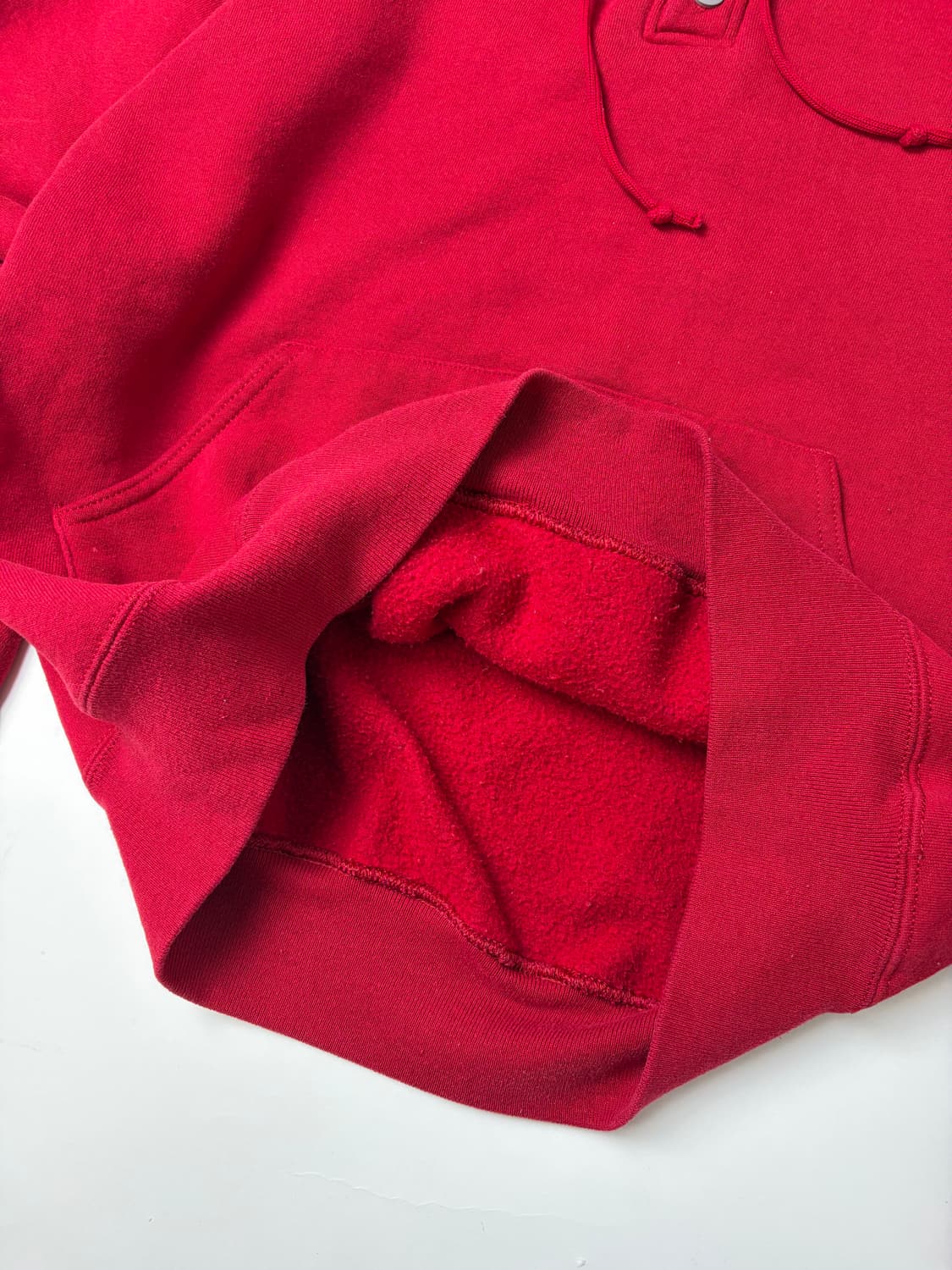 90s Russell Button Hoodie (red) 상품이미지7