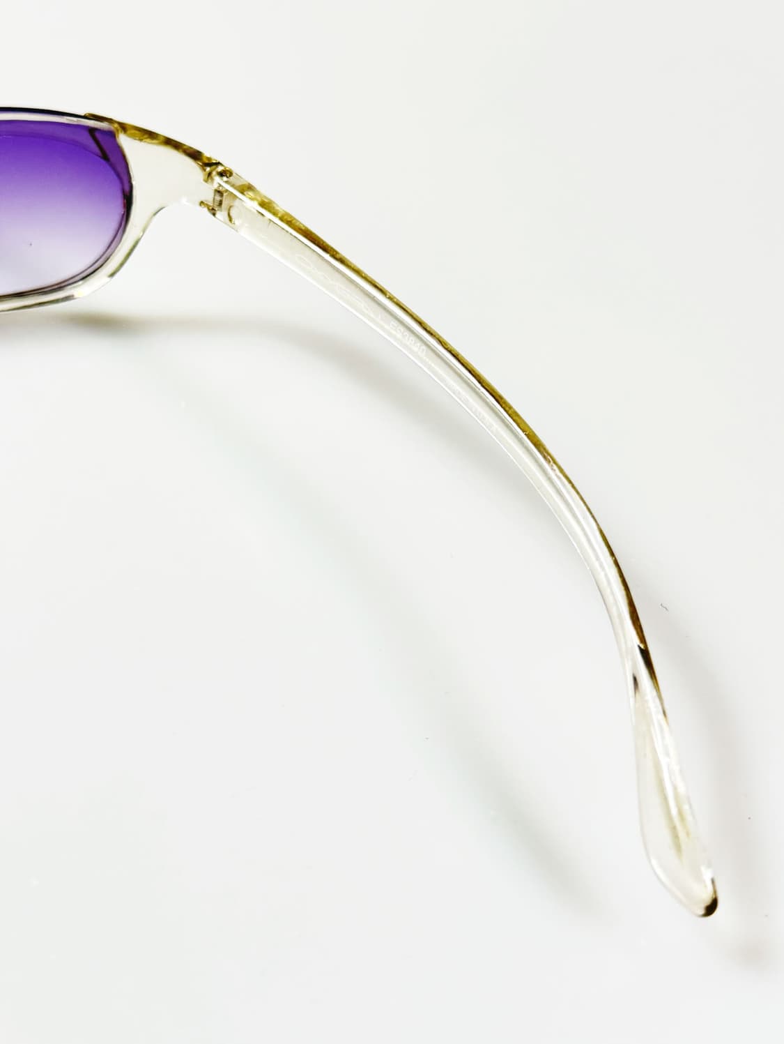 90s OXYGEN 투명 볼드 스퀘어 프레임 틴트 빈티지 선글라스 상품이미지6