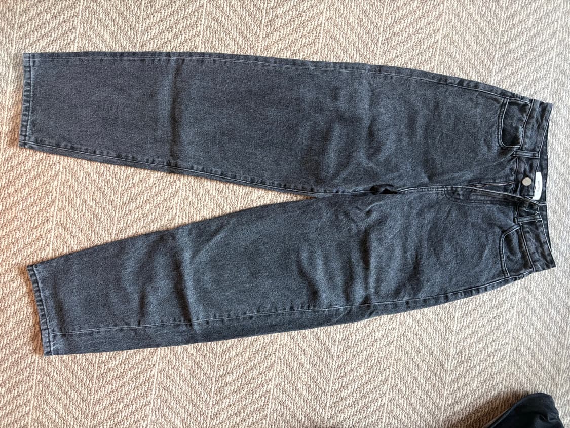 아모멘토 리사이클 블랙 데님 상품이미지3