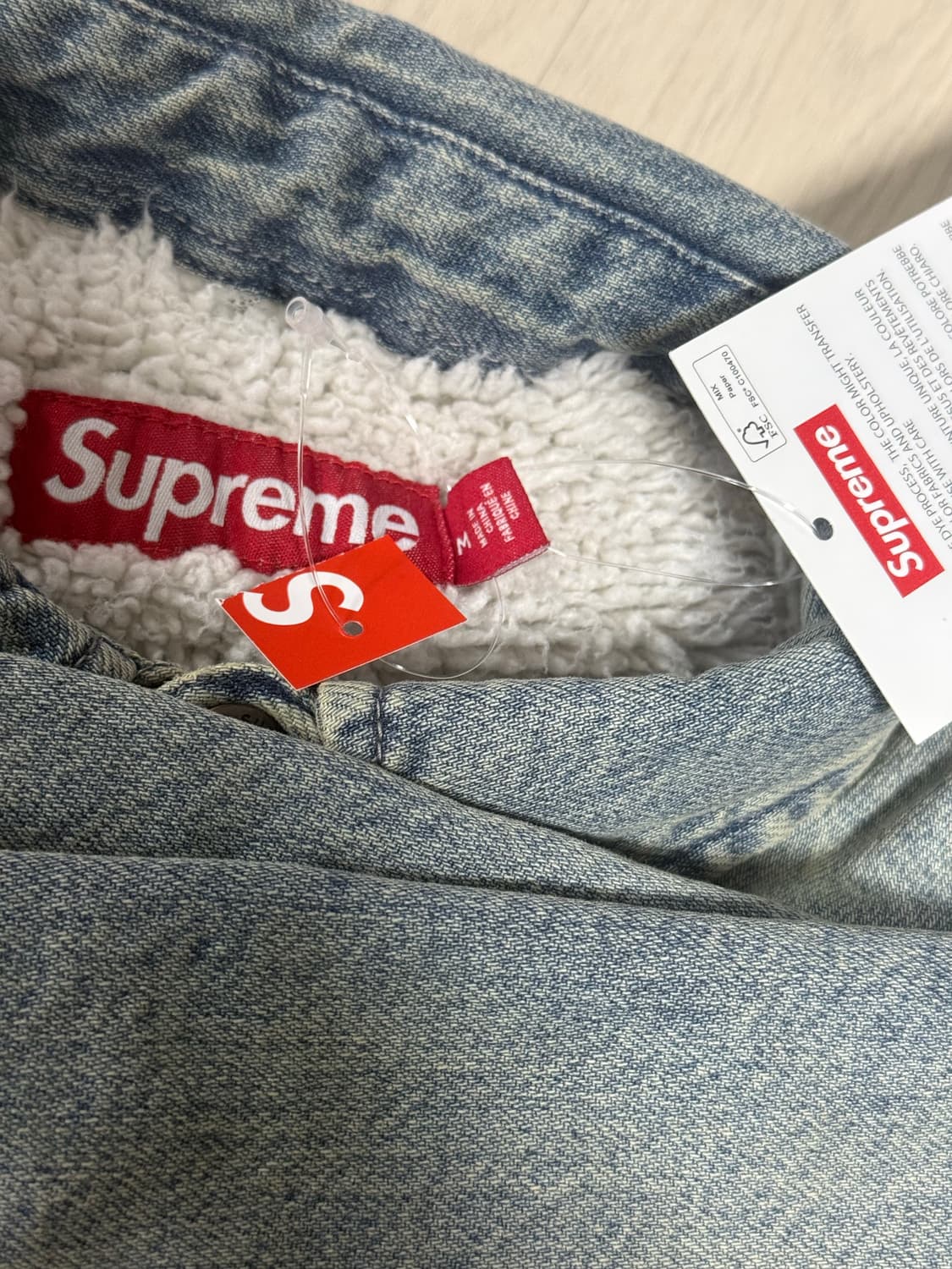 슈프림 데님 셔츠자켓 블루 상품이미지5