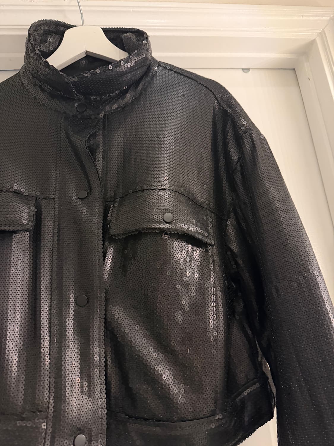 zara 시퀸 패디드 자켓  상품이미지3