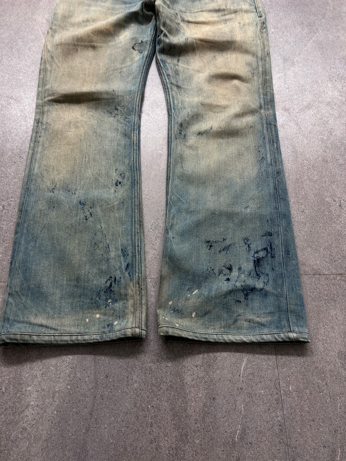 디젤 자티니 하드 워시드 더티 페인트 데님 상품이미지6