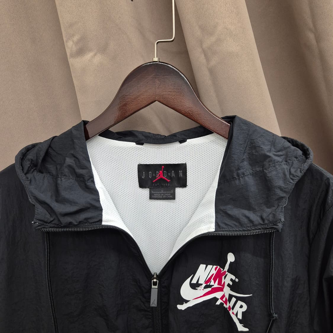 조던 점프맨 클래식 윈드 브레이커 후드 집업 L 상품이미지3