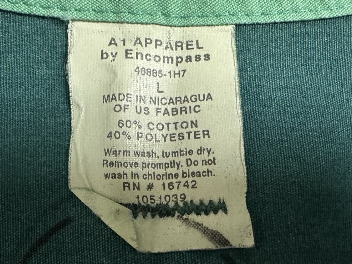 미국 미군 수술복 간호사 군의관 브이넥 반팔 티셔츠 (L) 상품이미지9