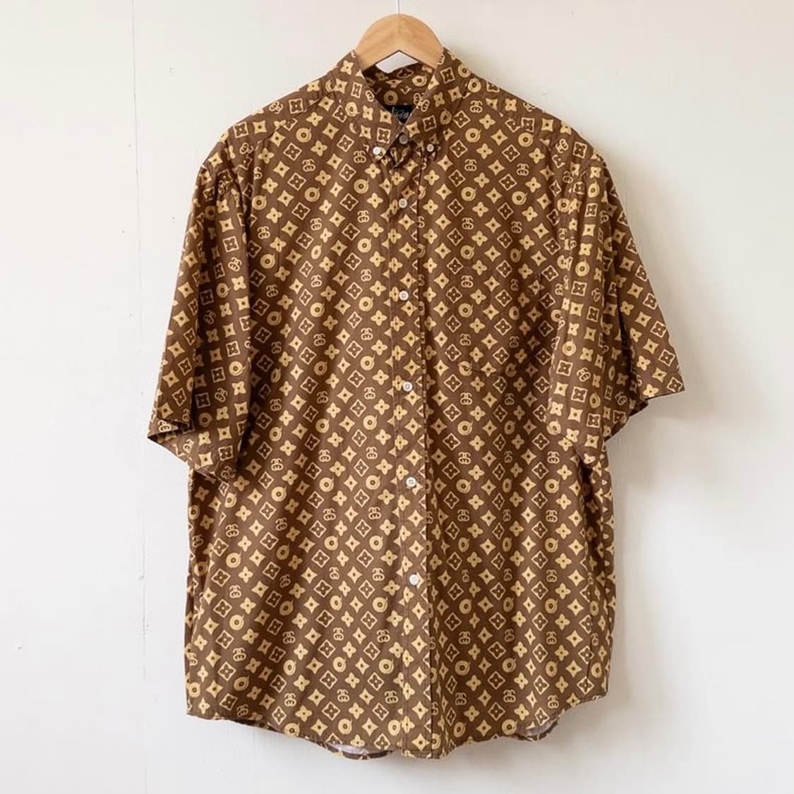 90‘s 스투시 모노그램 셔츠 상품이미지1