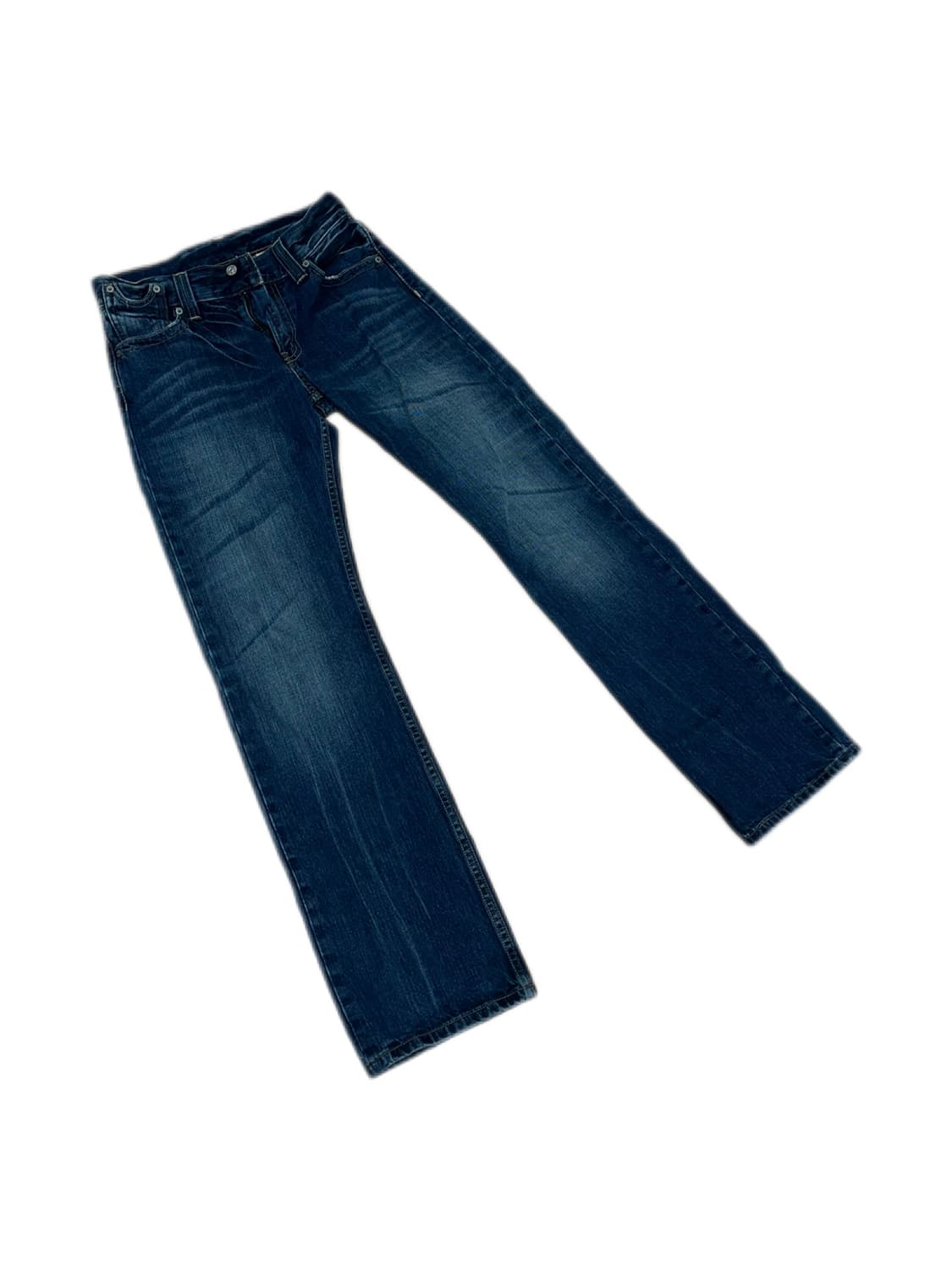 리바이스 523 스트레이트핏 워싱 데님팬츠 W30 L33 상품이미지2