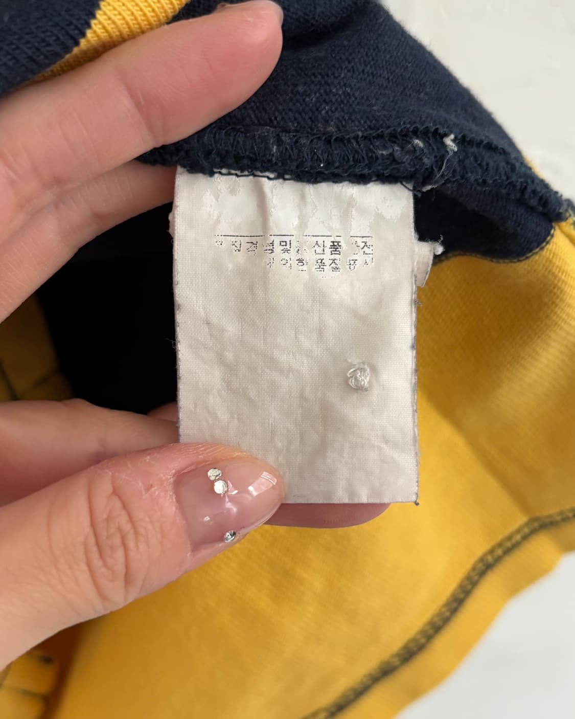 Polo 폴로 랄프로렌 옐로우 단가라 럭비셔츠 상품이미지7