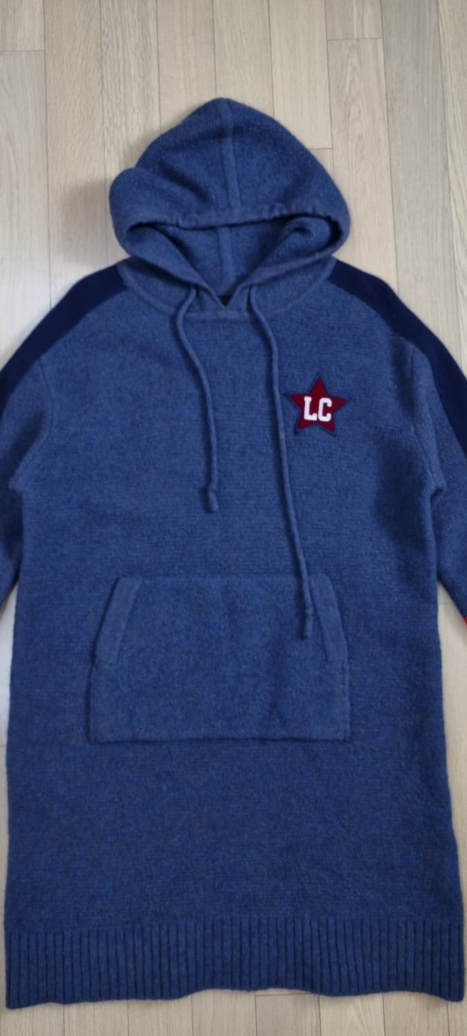 럭키슈에뜨 후드 니트 원피스 Free _ 여성 상품이미지2