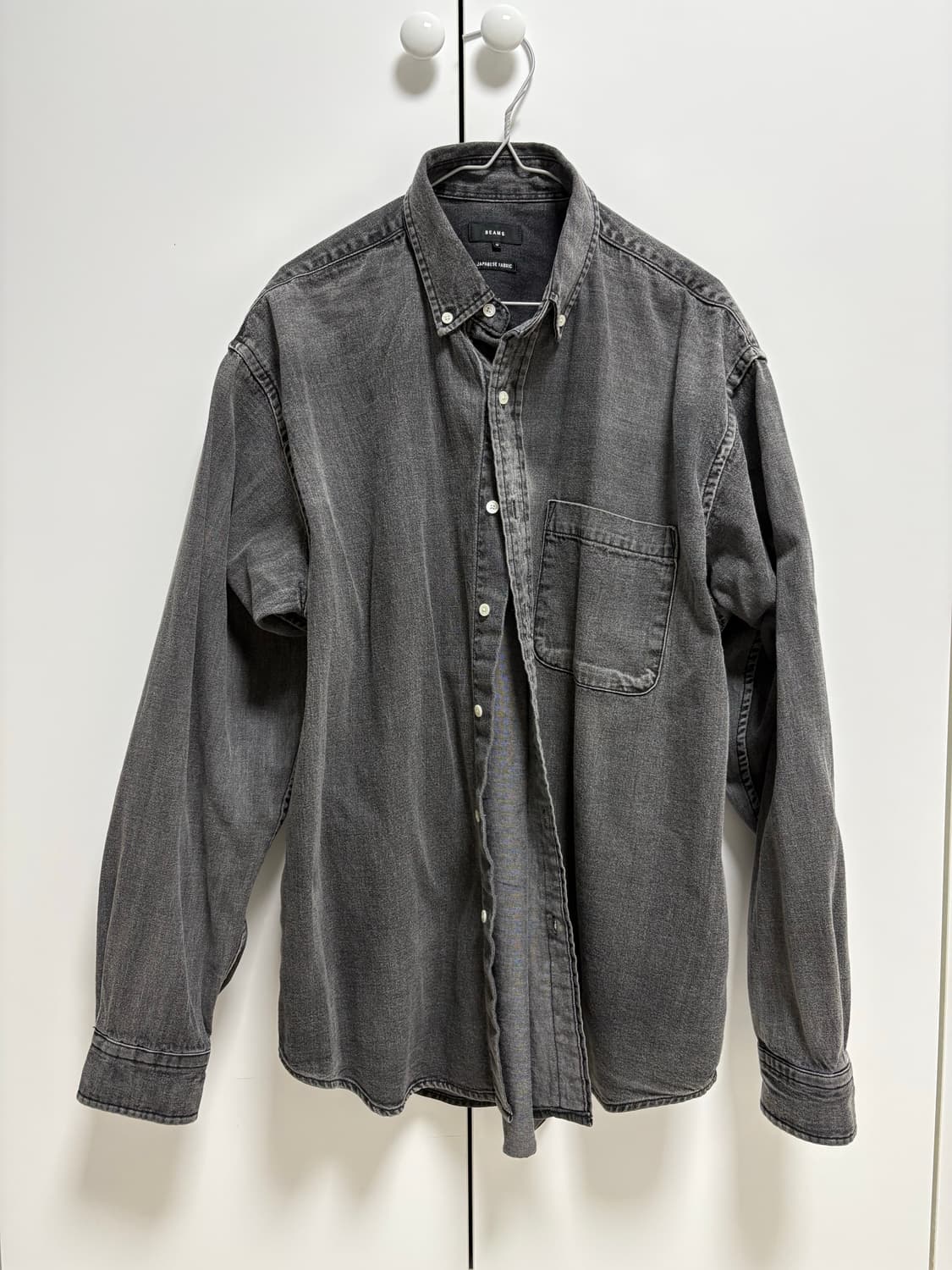 빔즈 데님 버튼 다운 셔츠 상품이미지1