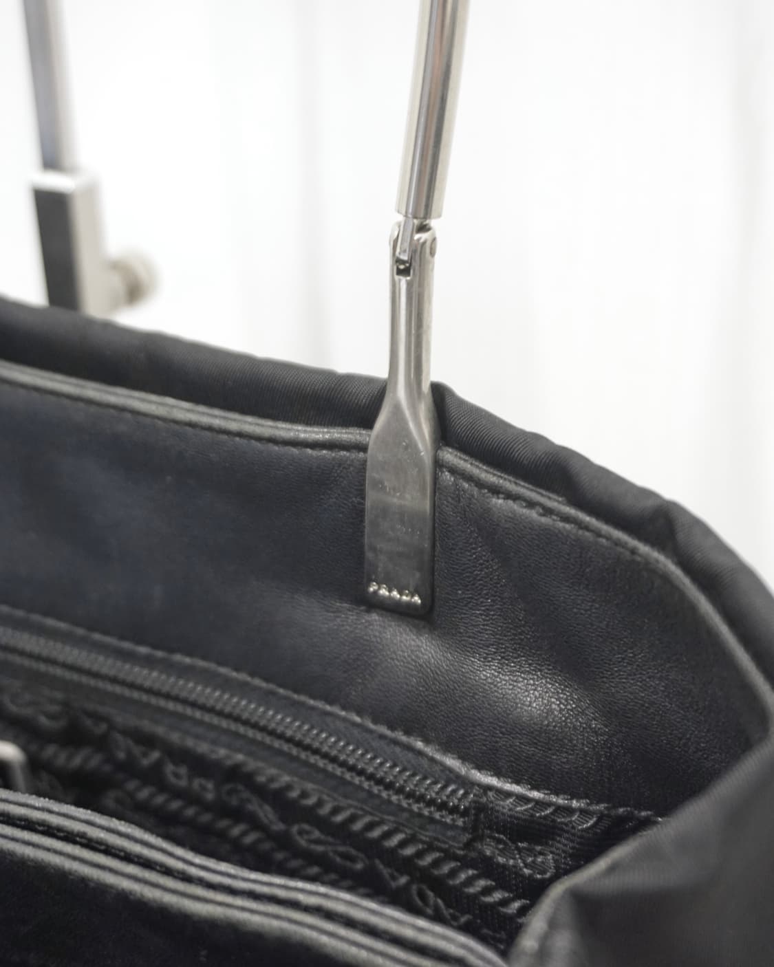 PRADA nylon metal handle tote bag  상품이미지6