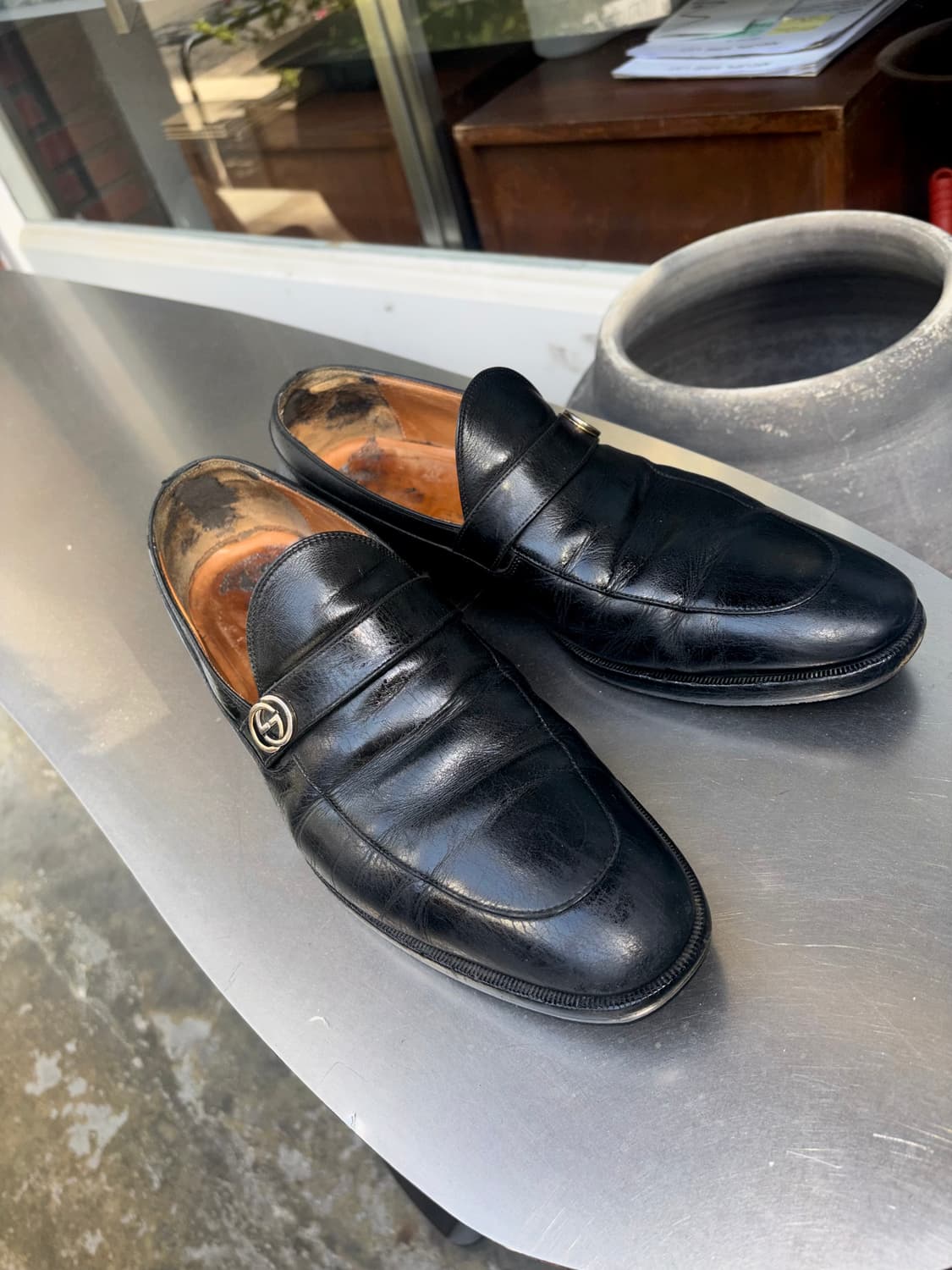 280)Gucci Horsebit Detail Leather loafer 상품이미지3