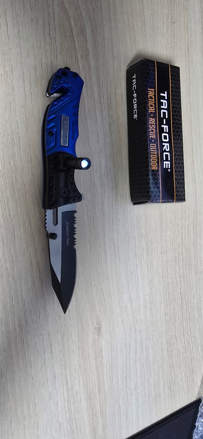 폴딩나이프 웨폰 라이트 폴리스 택티컬 나이프 스위치 블레이드 나이프 잭나 상품이미지2