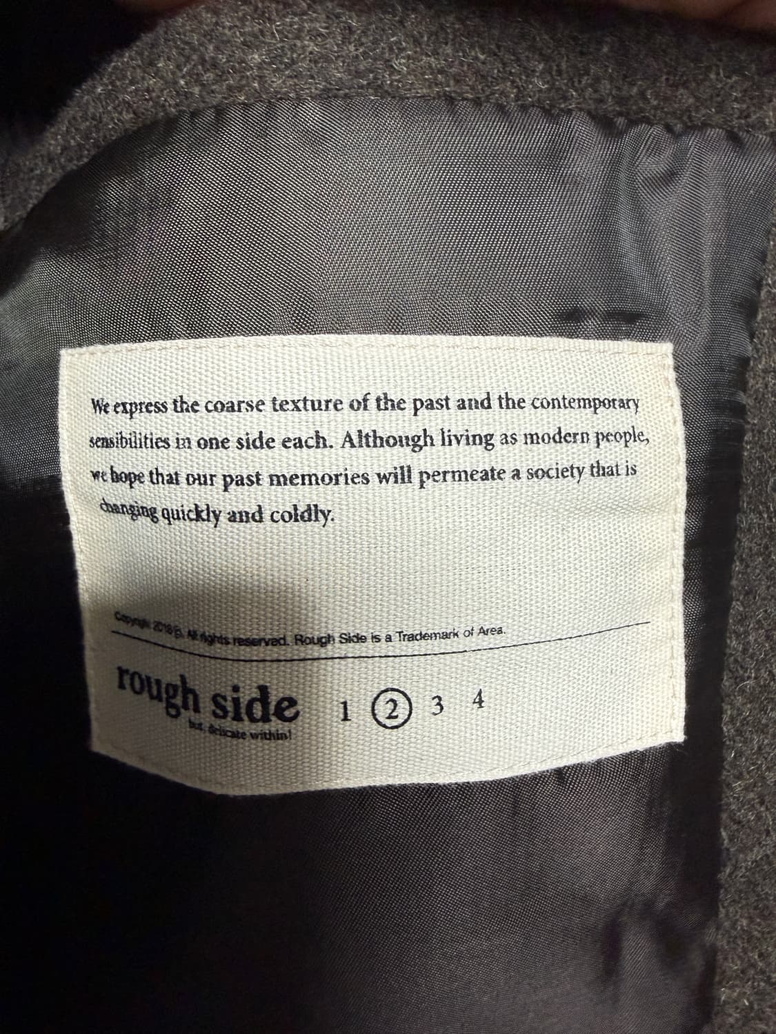 [2] 24FW 러프사이드 페니 카코트 브라운 상품이미지4