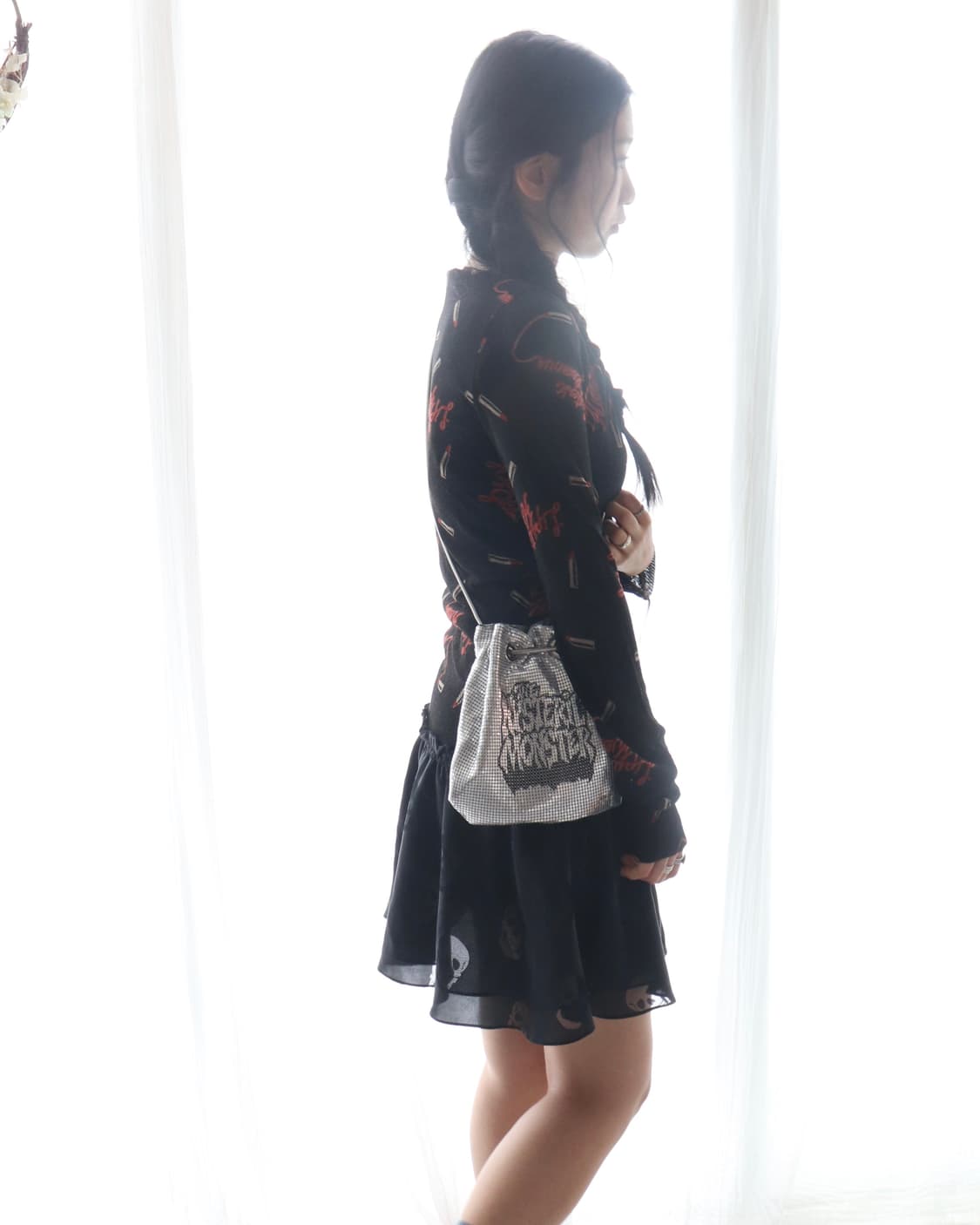 [Hysteric Glamour] Silver Metal Mesh Bag 상품이미지5