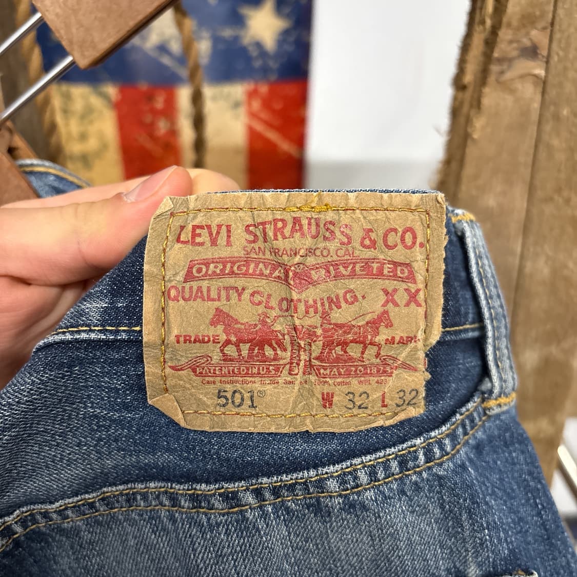 00s 리바이스 오리지널 501 빈티지 페이딩 데님팬츠 N942 상품이미지8