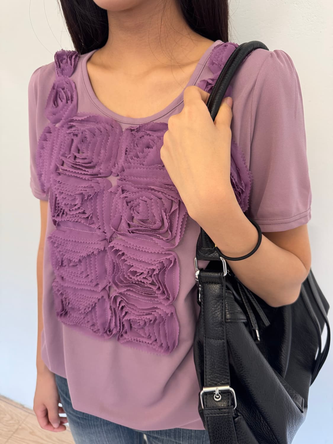 Purple flower t-shirt  상품이미지1
