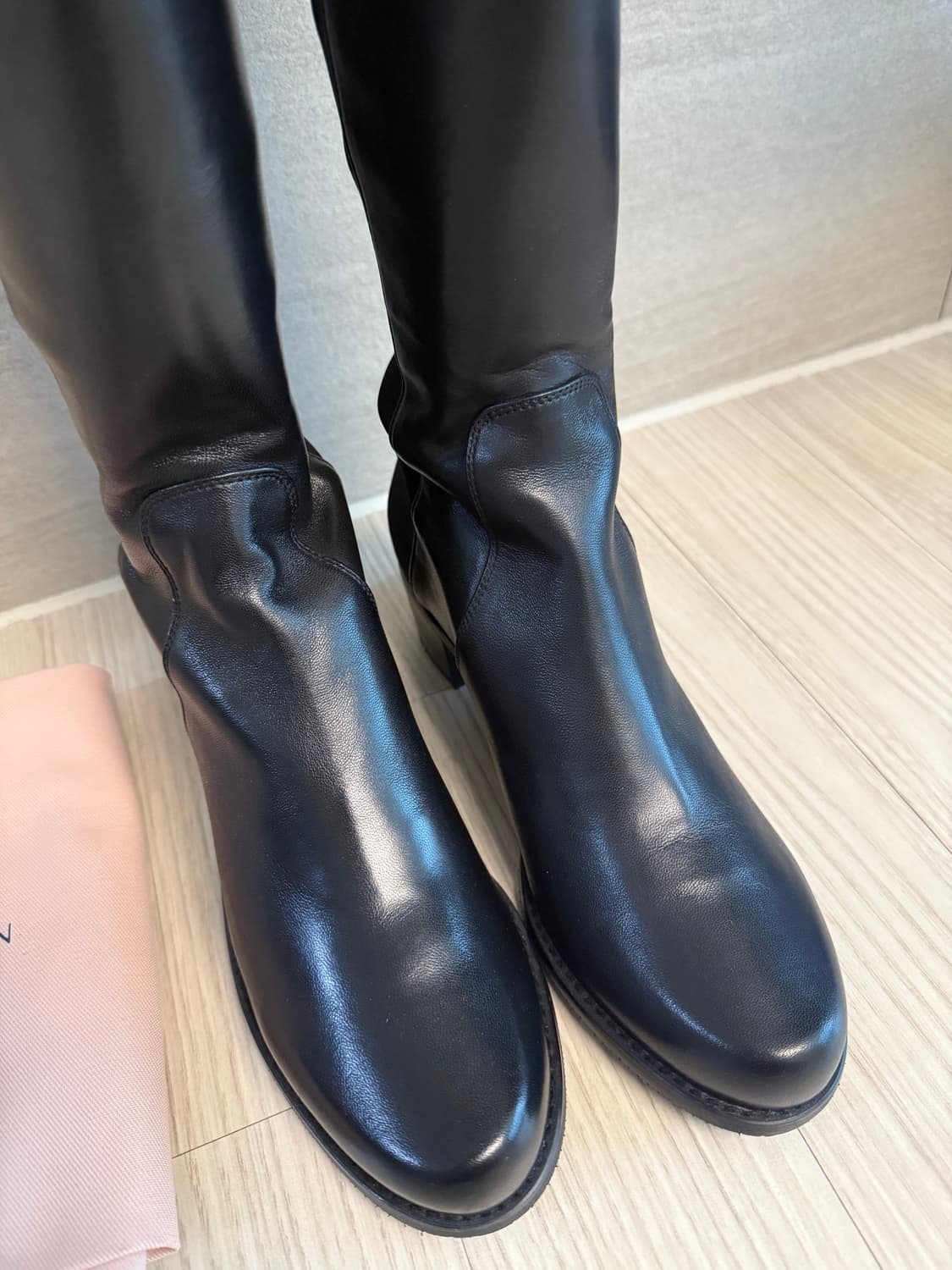 [새상품] 스튜어트 와이츠먼 리저브 블랙 니하이 부츠 상품이미지5