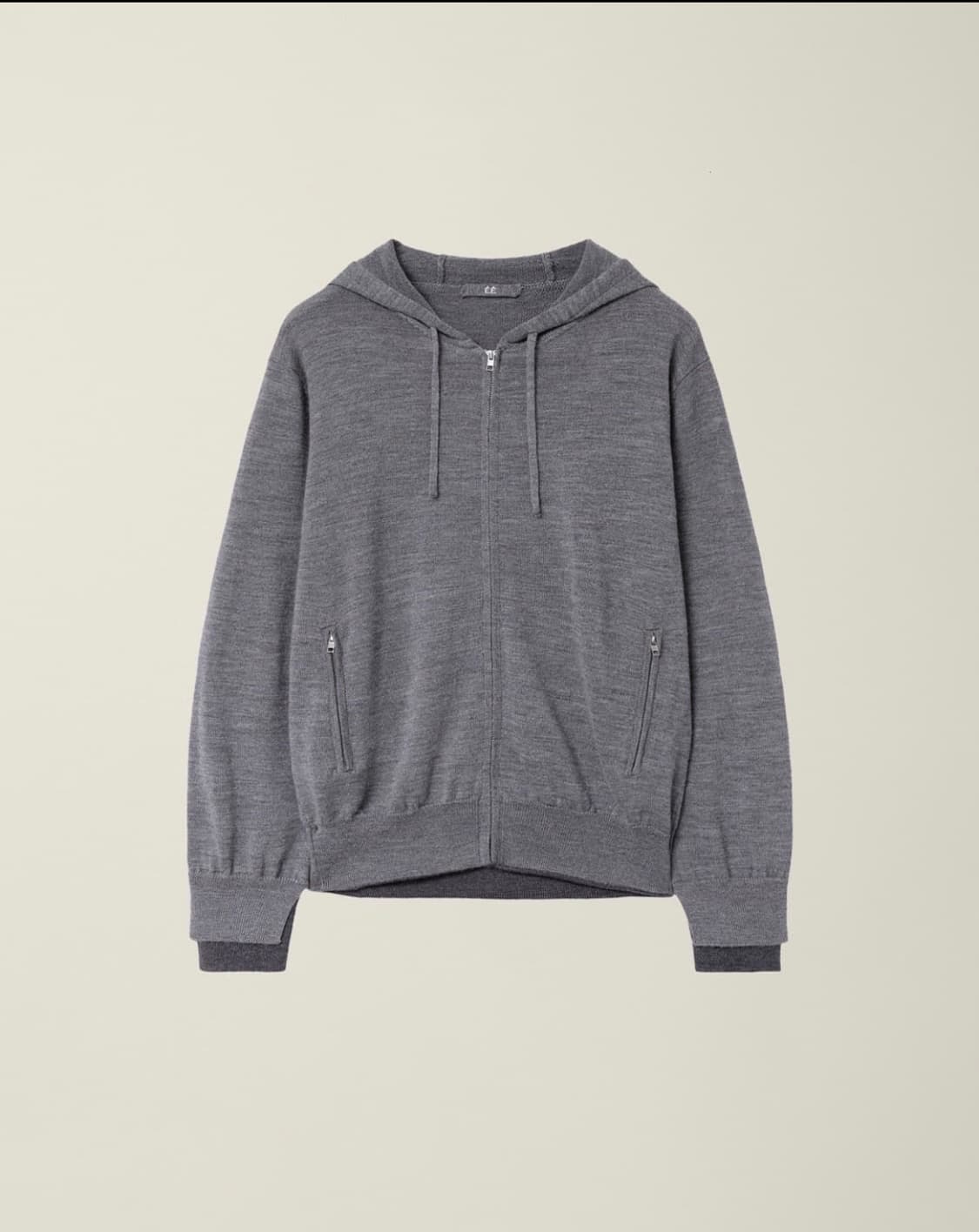 누마레 LAYERED CUFF KNIT HOODED ZIP 상품이미지3