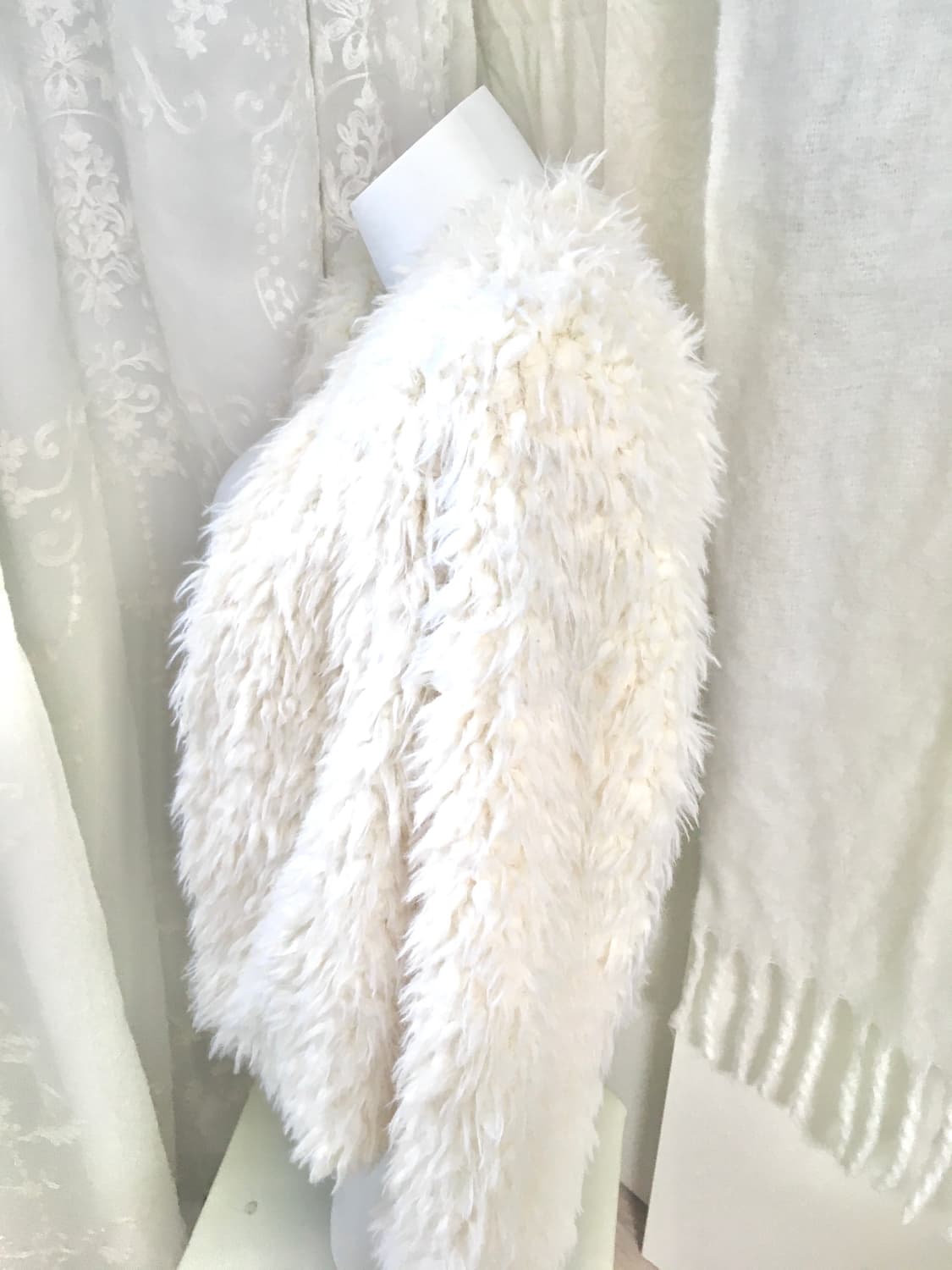 아이보리 퍼자켓 가디건  상품이미지6