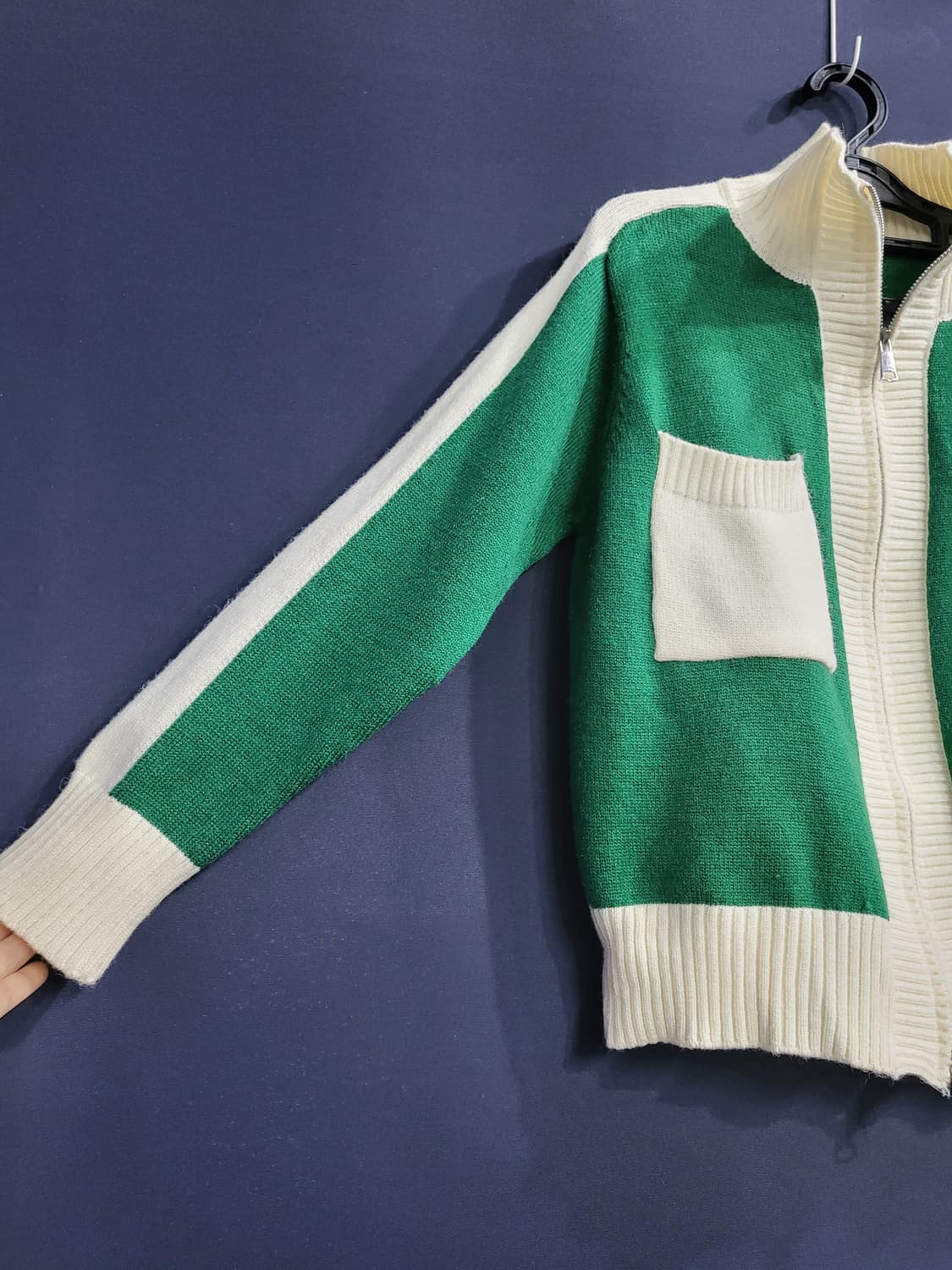 투웨이 니트 크롭 자켓(새상품) 상품이미지3