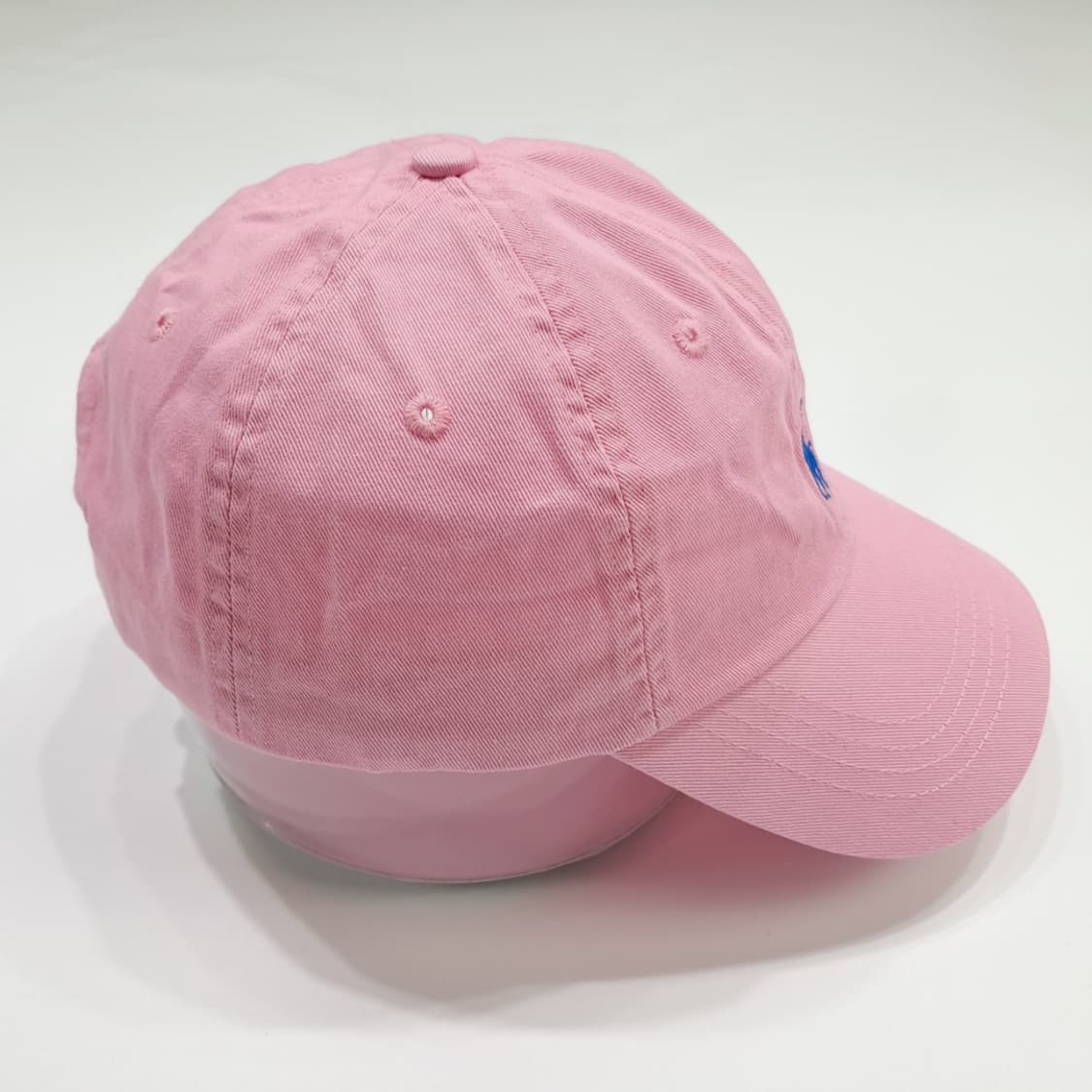 폴로 랄프로렌 핑크 로얄블루 자수 볼캡 모자 상품이미지4