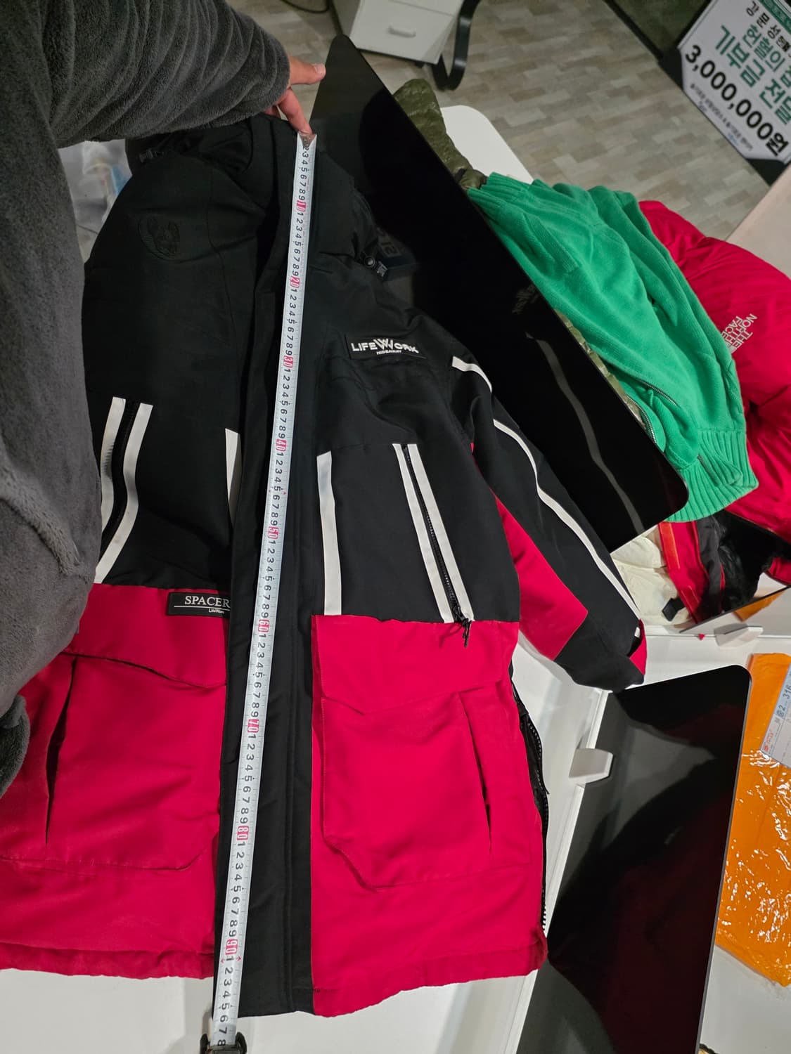 라이프워크 오버핏 구스다운 패딩 실측110 상품이미지9