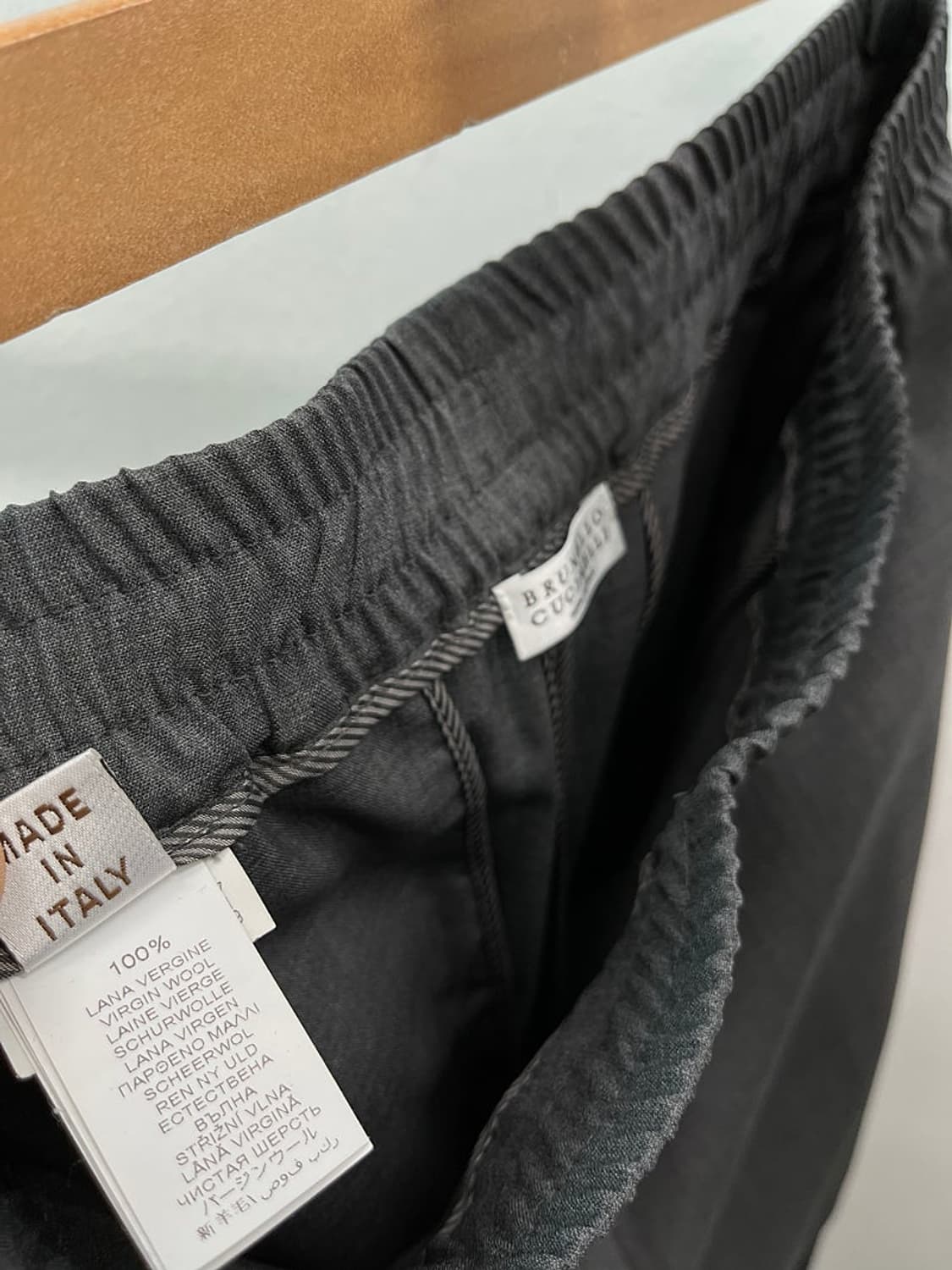 여) 브루넬로쿠치넬리 골드라인 밴딩 슬랙스  상품이미지8