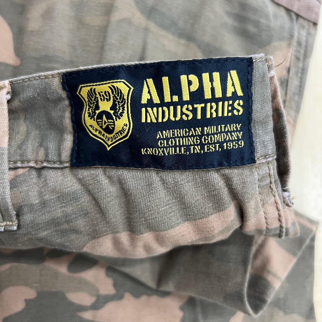 알파인더스트리 카모 카고 팬츠 L 상품이미지7