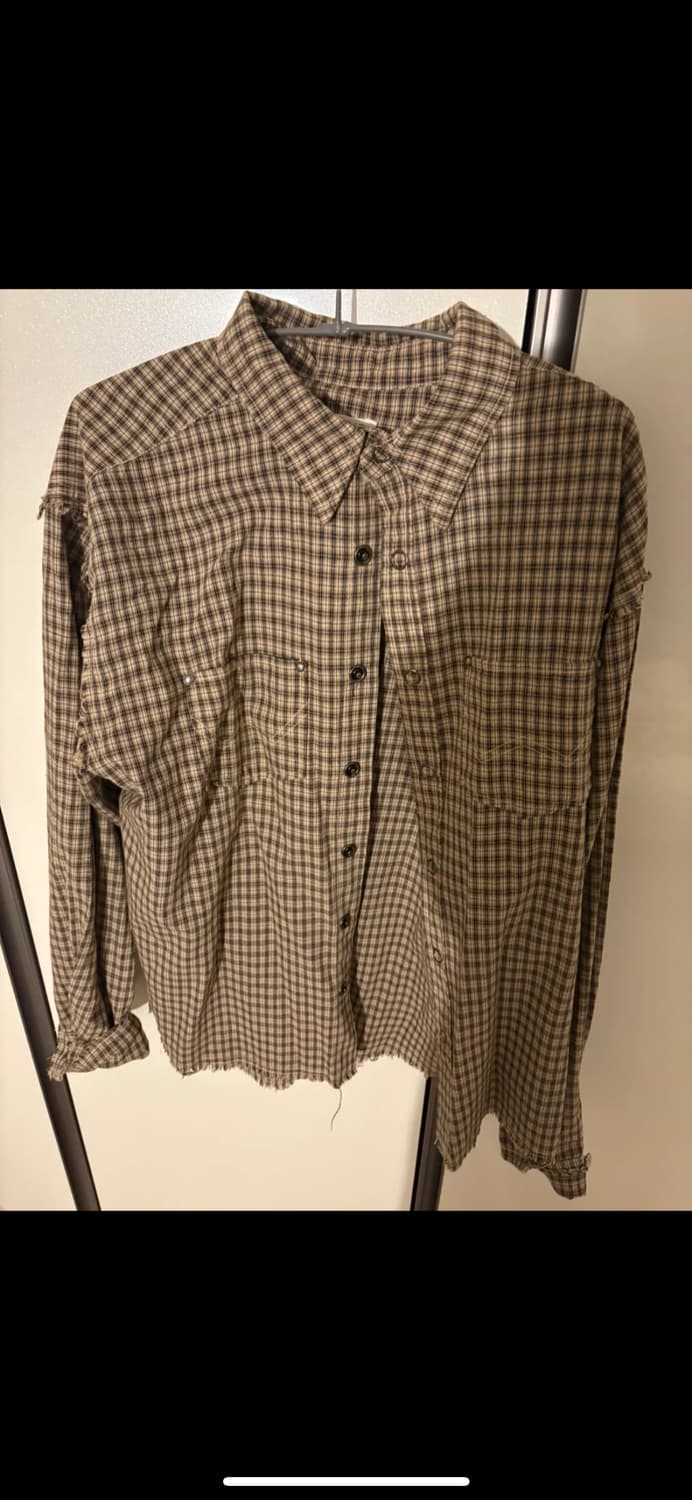 aeae 웨스턴 체크 셔츠 상품이미지2