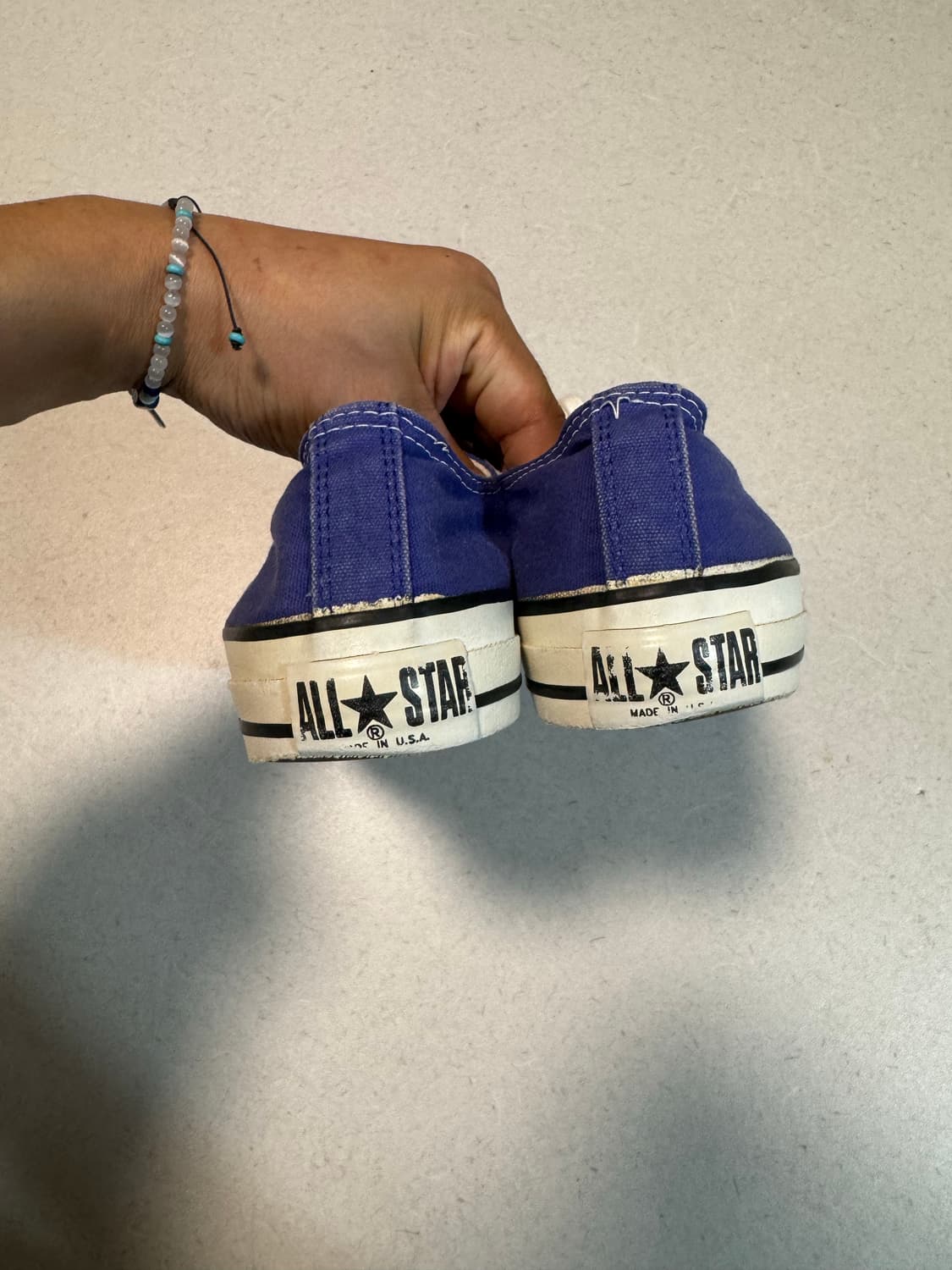 90s converse 컨버스 made in usa 블루 255 상품이미지2