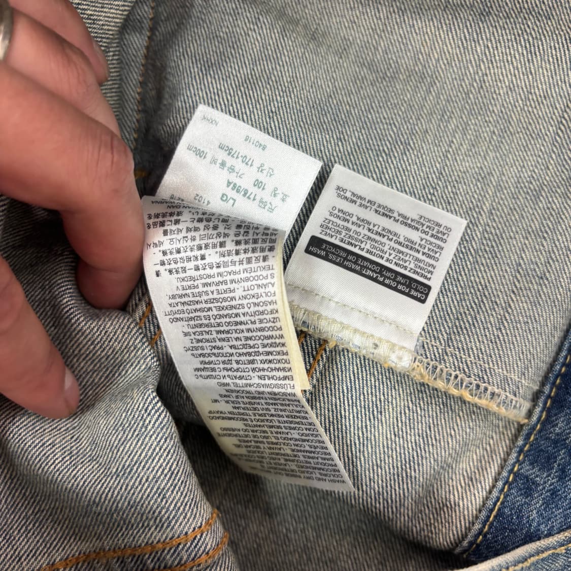 100 리바이스 데님 트러커 자켓 상품이미지5