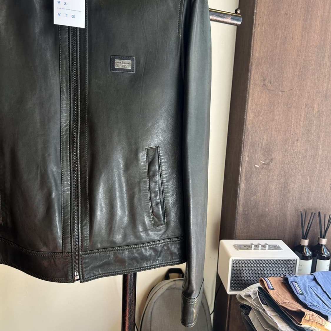 14866 - 돌체앤가바나 램스킨 레더 자켓 상품이미지4