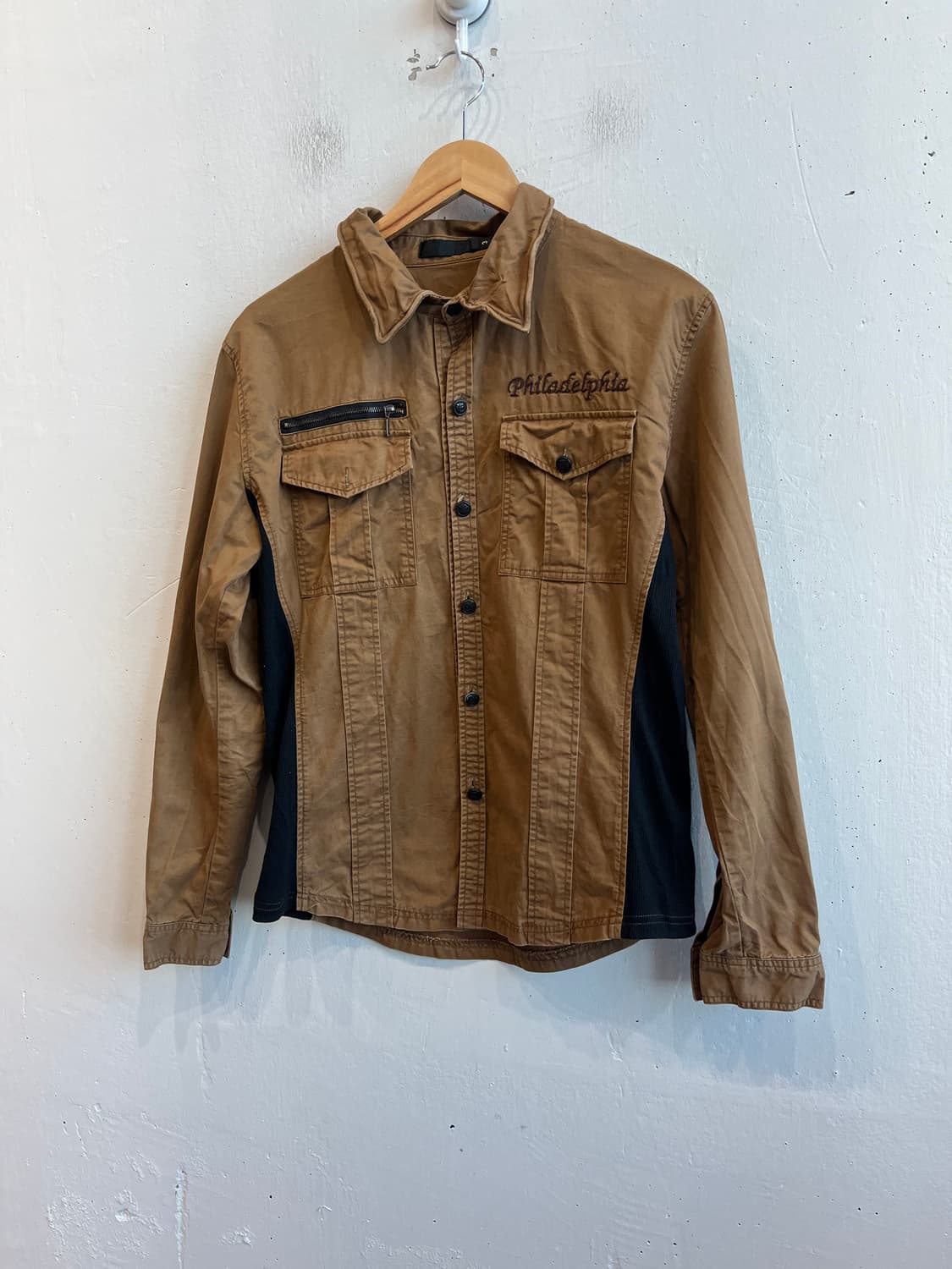 Slow Hand Jam 필라델피아 자수 밀리터리 셔츠 상품이미지2