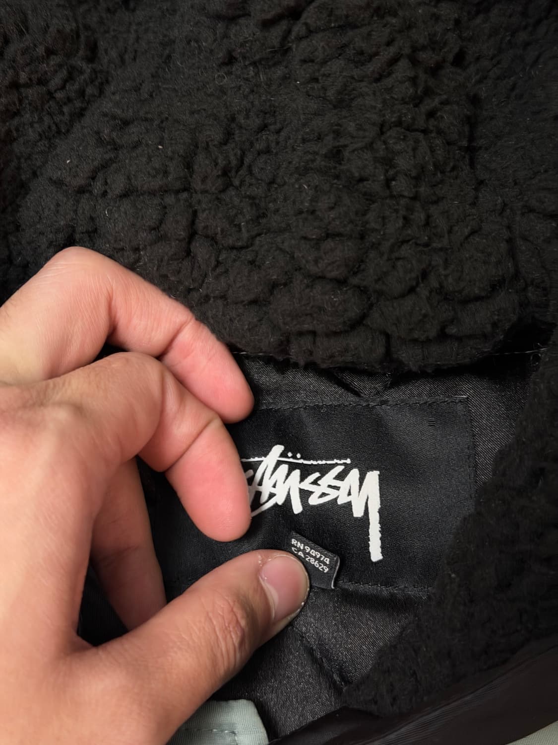 희귀) 스투시 S링크 빅로고 스타디움 파카 코트 세이지 상품이미지7