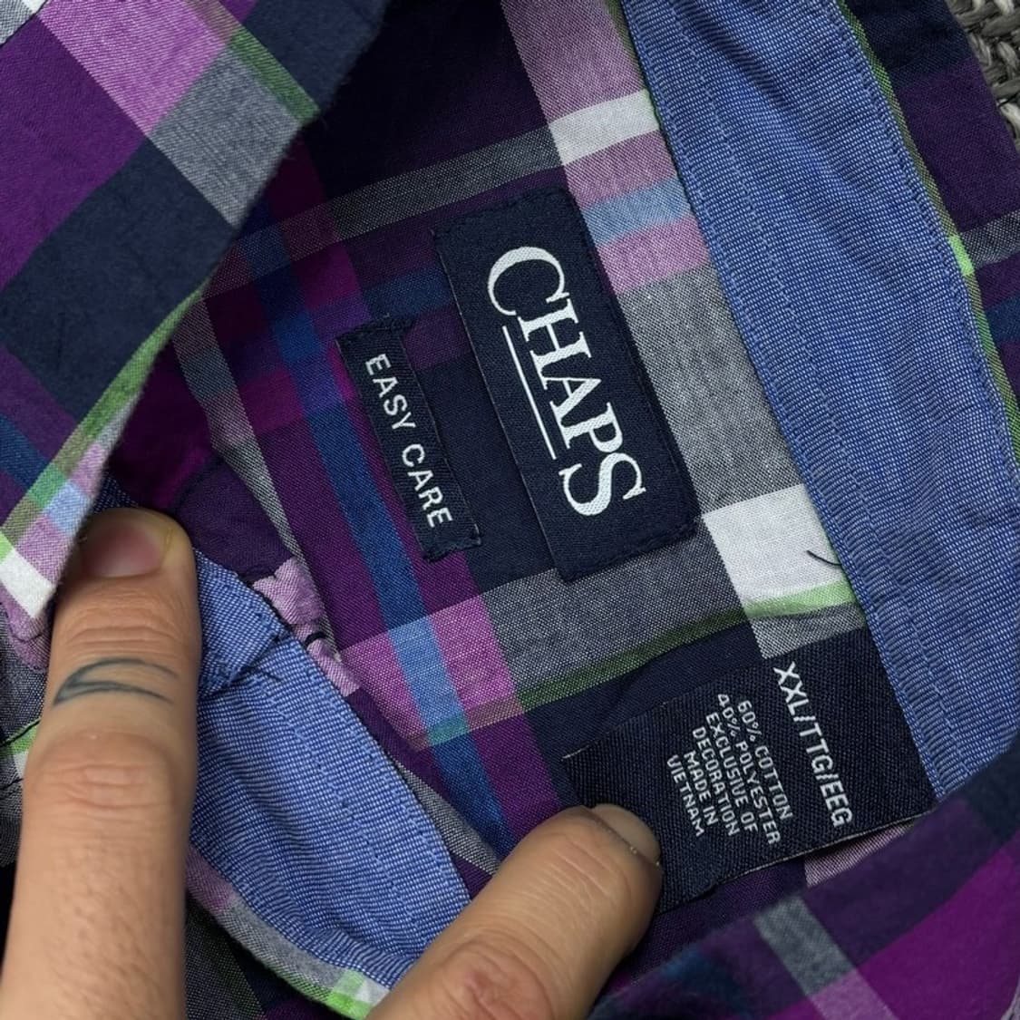 챕스 랄프로렌 체크 셔츠v0377 상품이미지6