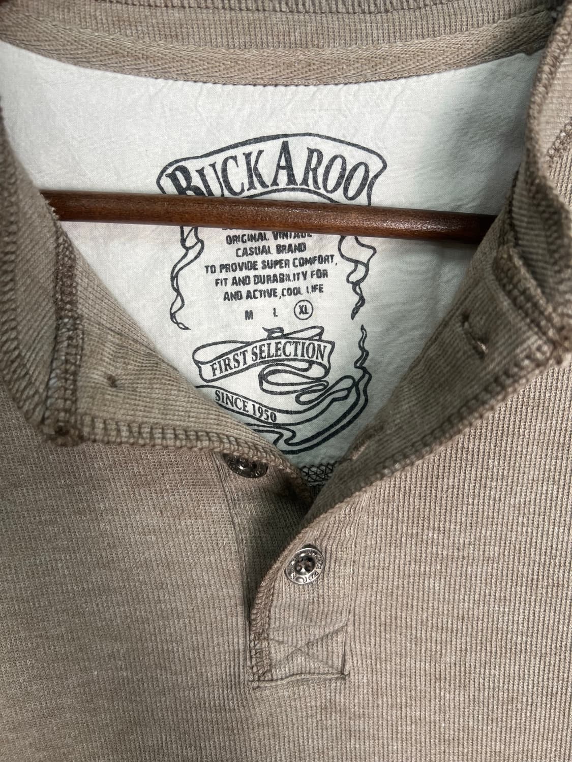 BUCKAROO 브라운 롱 슬리브 상품이미지2