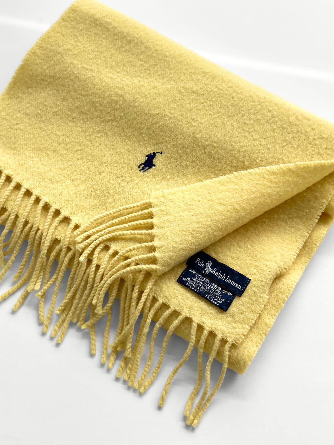 90s 폴로 랄프로렌 램스울 머플러 상품이미지4