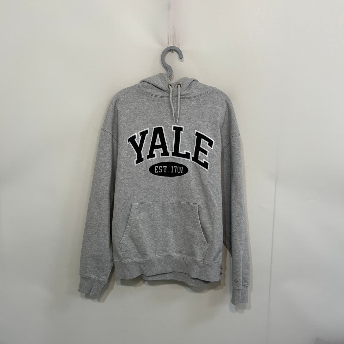예일 남성 후드 티셔츠 L 그레이 상품이미지1