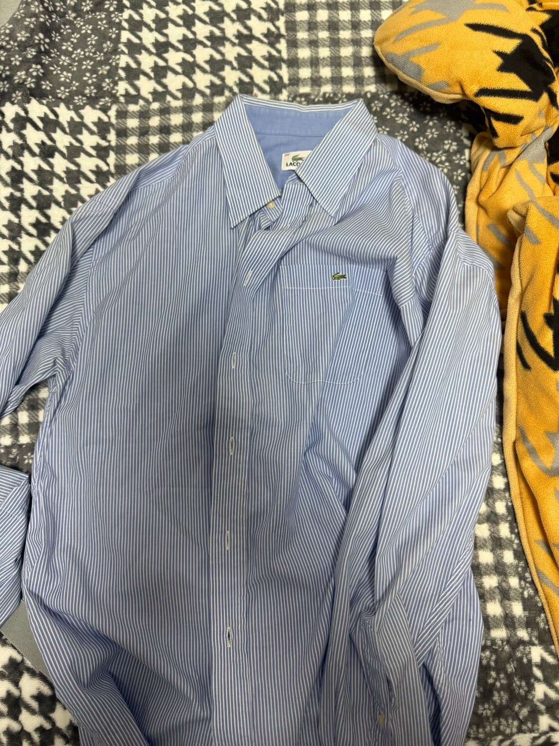 라코스테 스트라이프 셔츠 L 상품이미지1