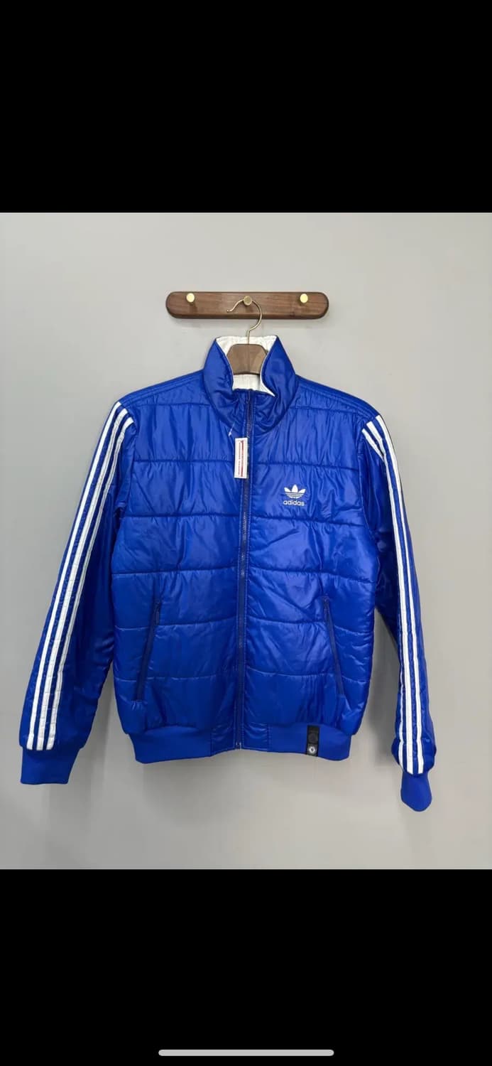 아디다스 첼시 블루화이트 삼선 리버시블 패디드 바람막이점퍼 H1785 상품이미지3