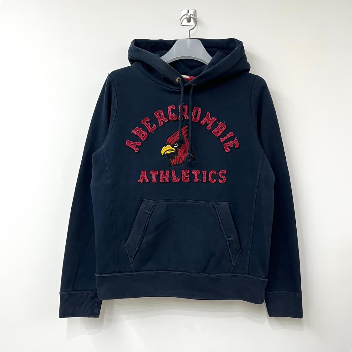 아베크롬비 자수로고 다크네이비 후드티 상품이미지2