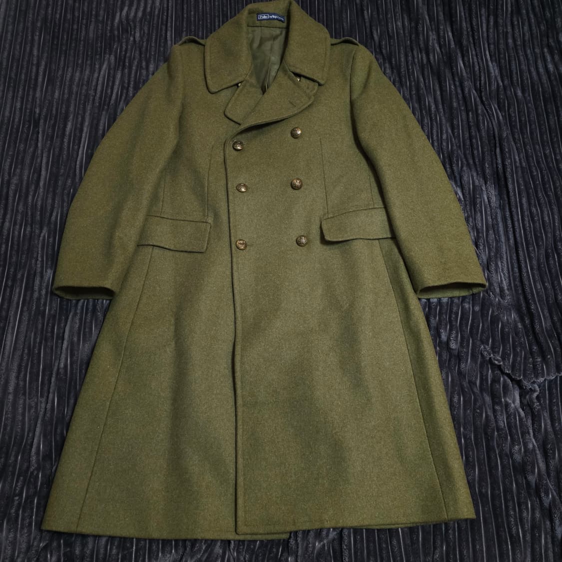 폴로 이태리메이드 그레이트 오피서코트 카키 42R 상품이미지1
