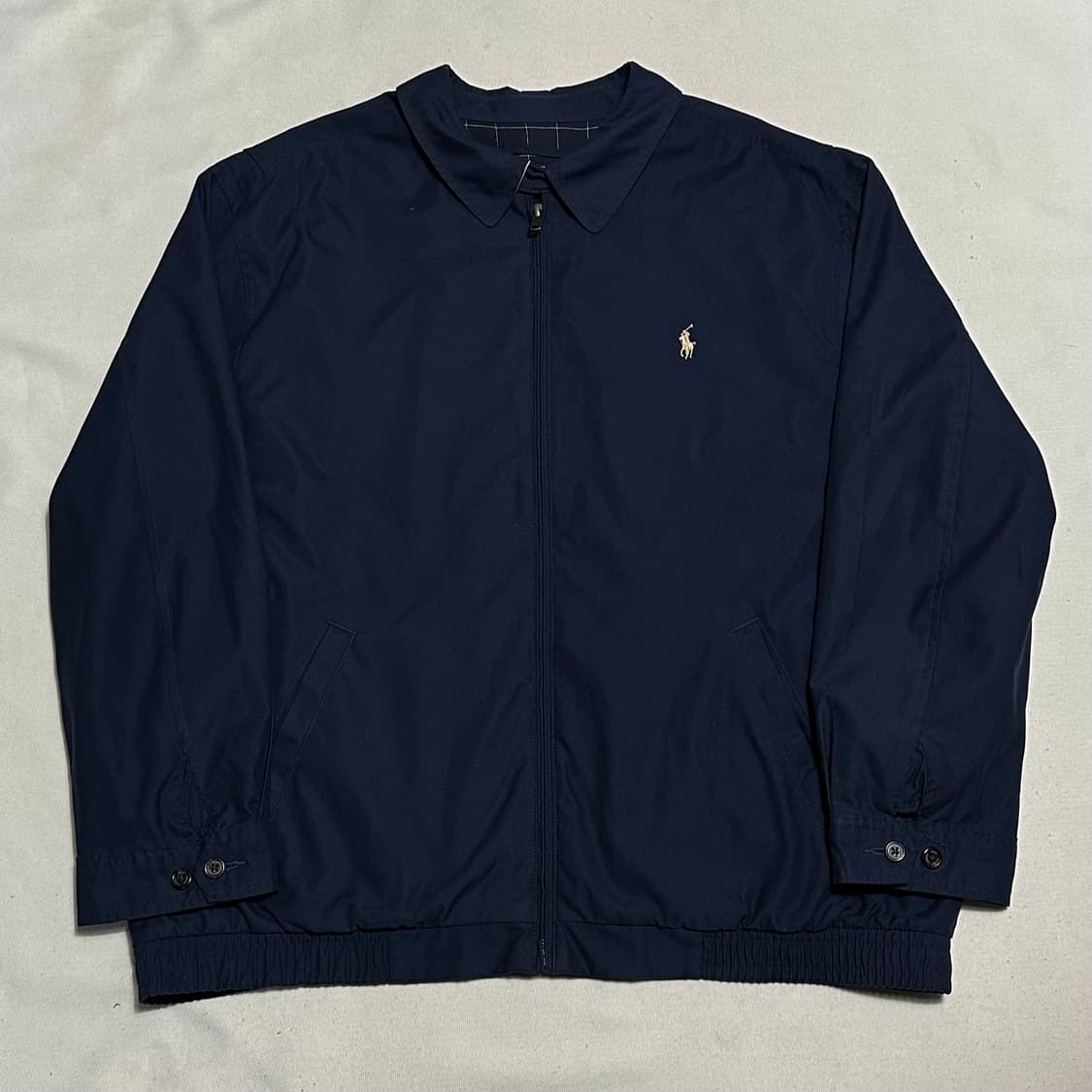 XL 폴로랄프로렌 아이보리 포니 네이비 스윙톱 자켓 상품이미지2