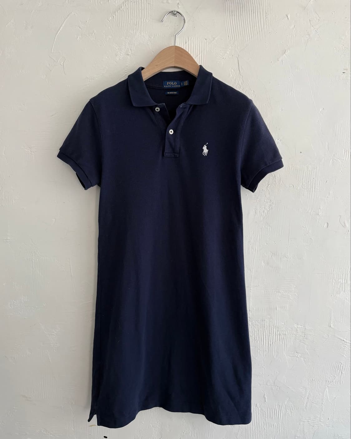 Polo 폴로 랄프로렌 신형라벨 우먼 네이비컬러 PK 원피스 상품이미지1