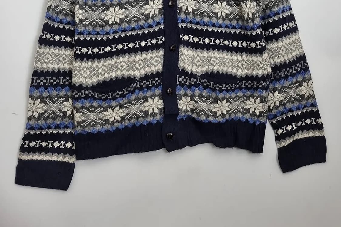 미쉘클랑 노르딕 후드 니트 가디건  상품이미지4