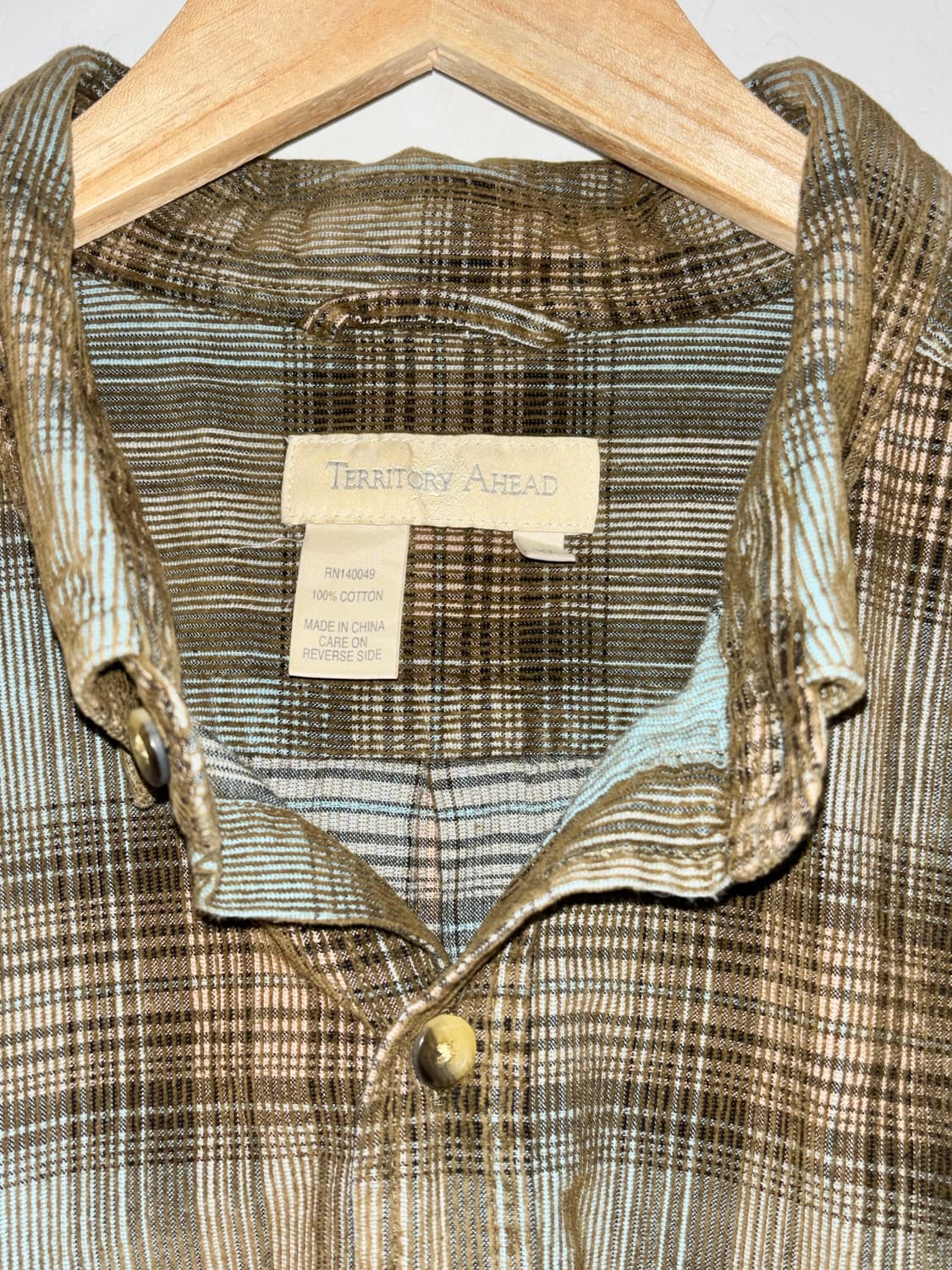 Territory Ahead 골덴 체크 셔츠 상품이미지4
