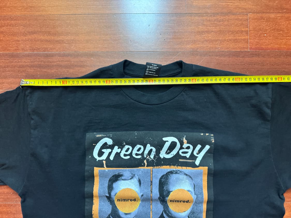 [XL] 90s GreenDay 그린데이 Nimrod 빈티지 밴드티 상품이미지5