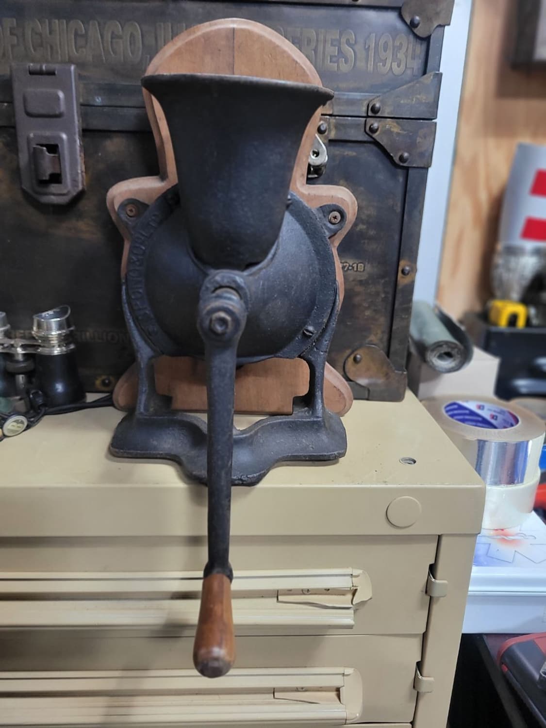 영국 앤틱 무쇠 커피 그라인더
 상품이미지6