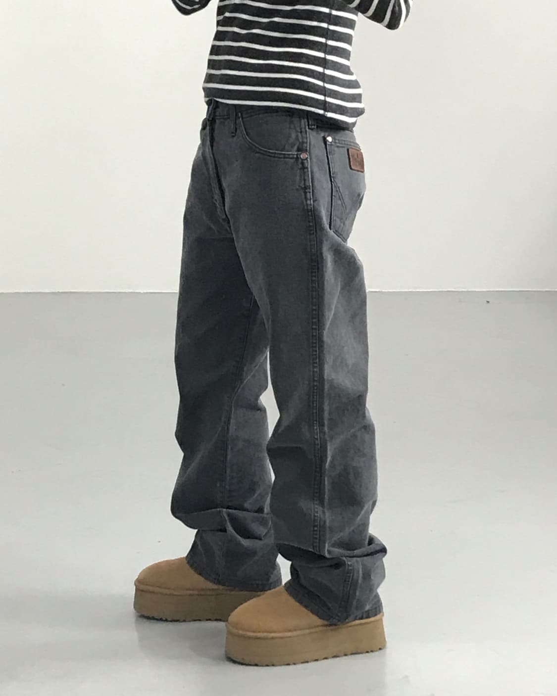 Wrangler Gray Cotton Pants 상품이미지2