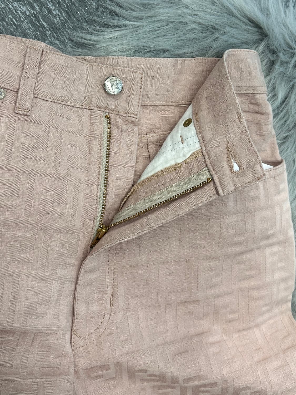 펜디 더스티핑크 주카 코튼 팬츠 상품이미지6